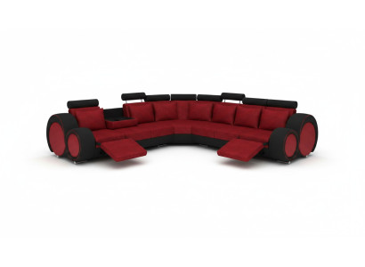 Canapé en tissu USB Canapés Design Canapé d'angle Ensemble d'angle Canapé d'angle Rembourrage Paysage de vie