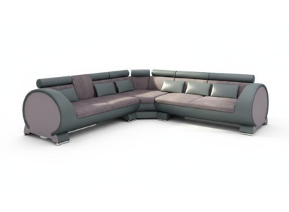 Canapé d'angle VIGO "LT01" Canapé d'angle + USB, Suite de canapé d'angle Canapé en cuir Tissu en cuir Textile.