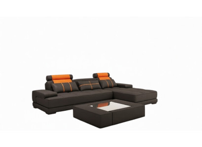 Canapé en cuir Canapé d'angle Canapé avec USB Rembourrage Canapé d'angle Sofas design Canapés neufs Paris S/O