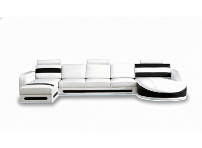 Paysage de vie Canapé Canapé d'angle Suite rembourrée Eck Canapés d'angle Canapé d'angle XXL avec USB