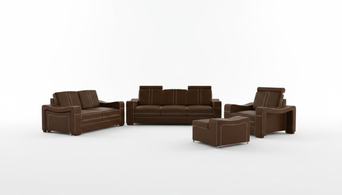 CANAPÉ EN CUIR sur mesure CANAPÉ SOF 3+2+1 CANAPÉ USB Ensemble de canapés SELLERIE neuf