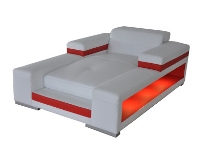 Fauteuil inclinable confortable en cuir moderne avec USB