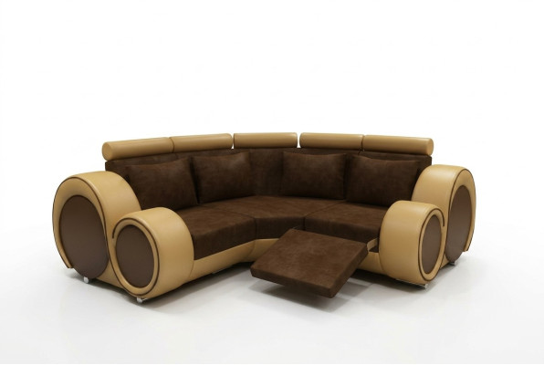 CANAPÉ EN TISSU Canapé de style de vie CANAPÉ FONCTION DE RELAXATION CANAPÉ D'ANGLE Canapé sur mesure USB
