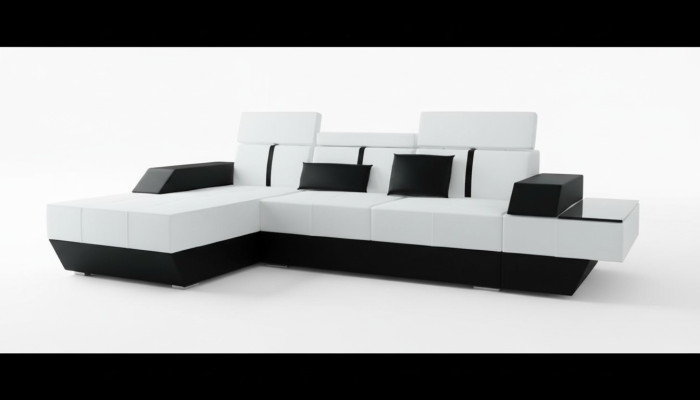 Canapé en cuir avec USB Canapé Canapé d'angle Canapé d'angle Canapé en cuir Tapisserie d'angle sur mesure