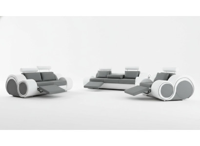 Revêtement de canapé 3+2 places avec canapé en cuir USB Canapé sur mesure Ensemble de canapés neuf