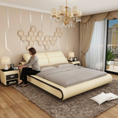 Lit avec USB Lit rembourré Lit double Lit double Lits 140/160/180 LB8835
