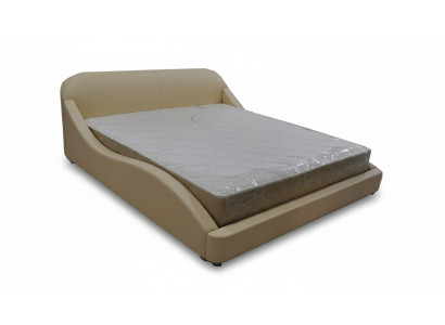 Lit de luxe avec rembourrage USB Mariage Hôtel Lits modernes en cuir 140/160/180/200 cm Lit