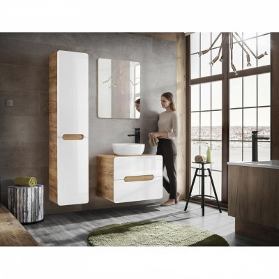 Conception de meubles de salle de bain Ensemble de salle de bains Armoire Lavabo Éclairage