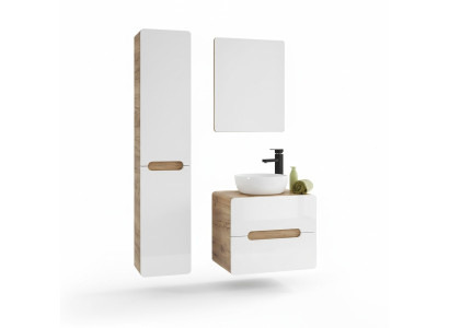 Conception de meubles de salle de bain Ensemble de salle de bains Armoire Lavabo Éclairage