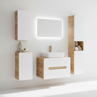 Conception de meubles de salle de bain Ensemble de 5 pièces. Ensemble Armoire Lavabo