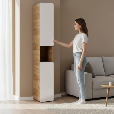 Étagère de salle de bain Armoire de salle de bain Meuble de salle de bain Étagère laquée