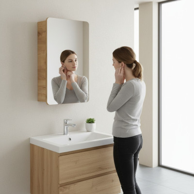 Miroir miroir de salle de bain armoire à miroir miroir de salle de bain miroir suspendu neuf