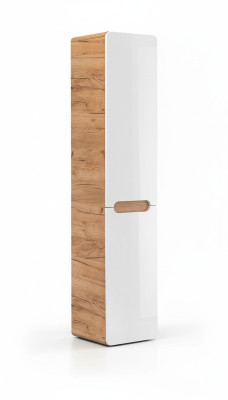 Armoire murale Armoire de salle de bain Armoire haute suspendue avec panier à linge