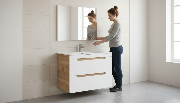 Lavabo 60cm Meuble sous lavabo Meuble de salle de bain