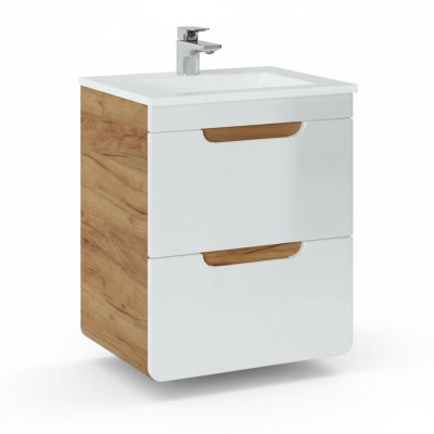 Lavabo 40cm Meuble sous-lavabo Armoire de salle de bain
