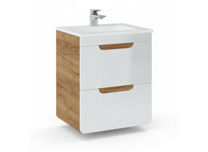 Lavabo 40cm Meuble sous-lavabo Armoire de salle de bain