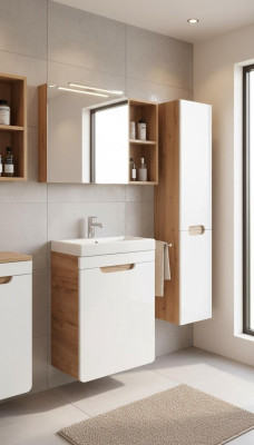 Design Waschbecken Waschbecken Badezimmerschrank Hochglanz