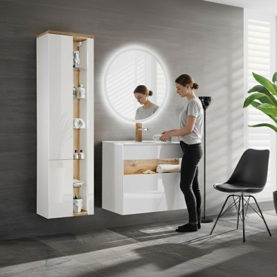 Meuble de salle de bain design Ensemble de 3 pièces. Ensemble Garde-robe Lavabo