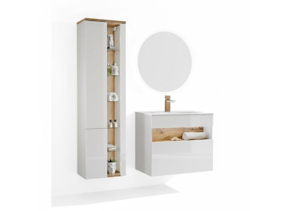Meuble de salle de bain design Ensemble de 3 pièces. Ensemble Garde-robe Lavabo