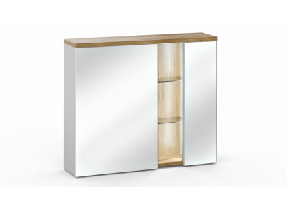 Armoire murale Armoire de salle de bains avec miroir 80 cm LED