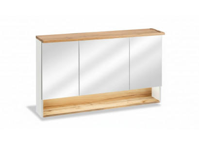 Armoire à glace Armoire murale Armoire de salle de bains avec miroir 120 cm LED