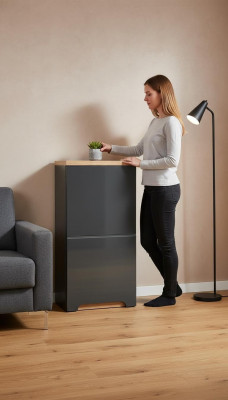 Étagère de salle de bain armoire suspendue haute 35 x 20 x 70 cm armoire de salle de bain suspendue