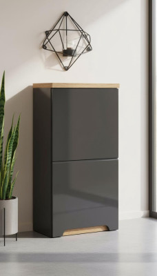 Étagère de salle de bain armoire suspendue haute 35 x 20 x 70 cm armoire de salle de bain suspendue