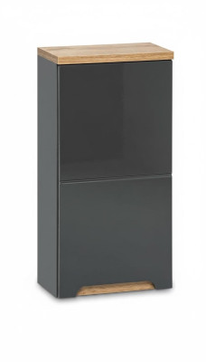 Étagère de salle de bain armoire suspendue haute 35 x 20 x 70 cm armoire de salle de bain suspendue
