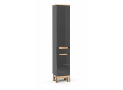 Armoire de toilette haute Étagère Meuble de salle de bain Étagères de meuble de salle de bain