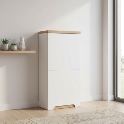 Pharmacies Salle de bain Mobilier de salle de bain Étagère Armoire Armoires blanches Bois
