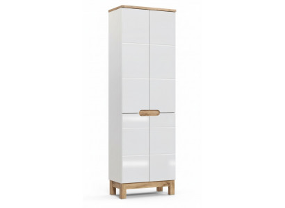 Armoire de salle de bain Armoire haute Armoire de rangement Armoire de salle de bain blanche