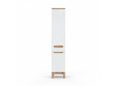 Étagère haute pour salle de bain, armoire haute 187x35x33 cm