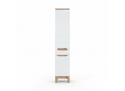 Étagère haute pour salle de bain, armoire haute 187x35x33 cm