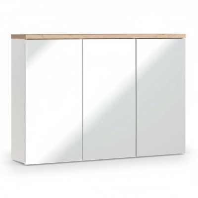 Armoire de toilette en miroir Armoire murale Armoire de salle de bains avec miroir 100 cm