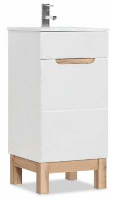 Lavabo Lavabo lavabos meubles de salle de bain armoire de base + Lavabo brillant
