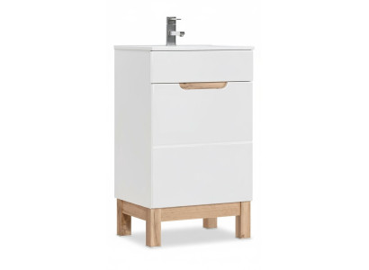 Meuble-lavabo Armoire Étagère Armoires 50 cm Lavabo Lavabo