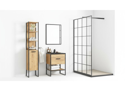 Conception de meubles de salle de bain Ensemble de 5 pièces Suite Armoire Lavabo