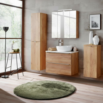 Conception Mobilier Salle de Bain Salle de Bain 4 pièces Ensemble Armoire Lavabo