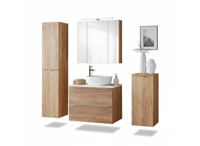 Conception Mobilier Salle de Bain Salle de Bain 4 pièces Ensemble Armoire Lavabo