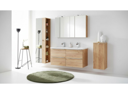 Armoire à miroir pour salle de bains avec étagère de 60 cm