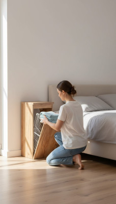 Armoire murale universelle pour salle de bain avec panier à linge