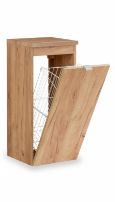 Armoire murale universelle pour salle de bain avec panier à linge