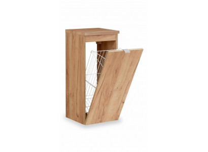 Armoire murale universelle pour salle de bain avec panier à linge