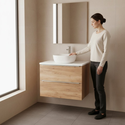 Meuble de lavabo de salle de bain de luxe
