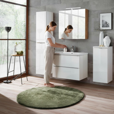 Meubles de salle de bain design Salle de bain Ensemble de 4 pièces Déco Armoire Lavabo