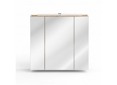 Armoire murale avec miroir Armoire de salle de bain avec miroir 80 cm LED décoratif