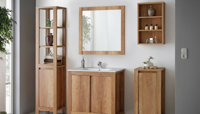 Conception de meubles de salle de bains Ensemble de baignoires Ensemble décoratif Armoire Lavabo