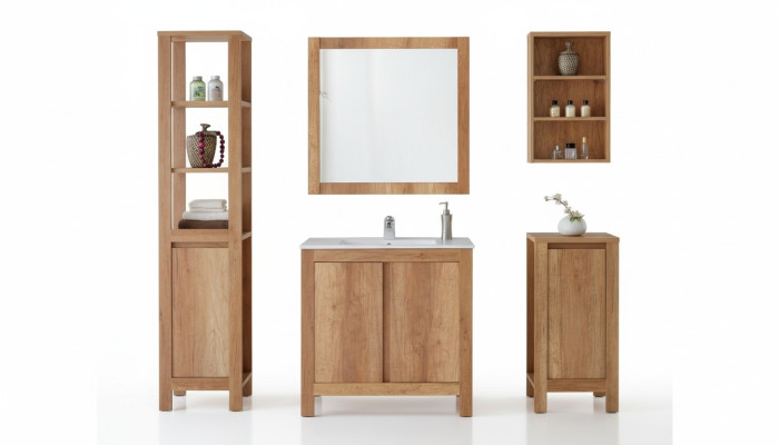 Conception de meubles de salle de bains Ensemble de baignoires Ensemble décoratif Armoire Lavabo