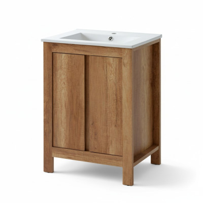 Set de meubles de salle de bain 60cm lavabo avec armoire de base décorative lavabo moderne