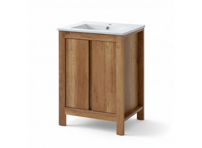 Set de meubles de salle de bain 60cm lavabo avec armoire de base décorative lavabo moderne